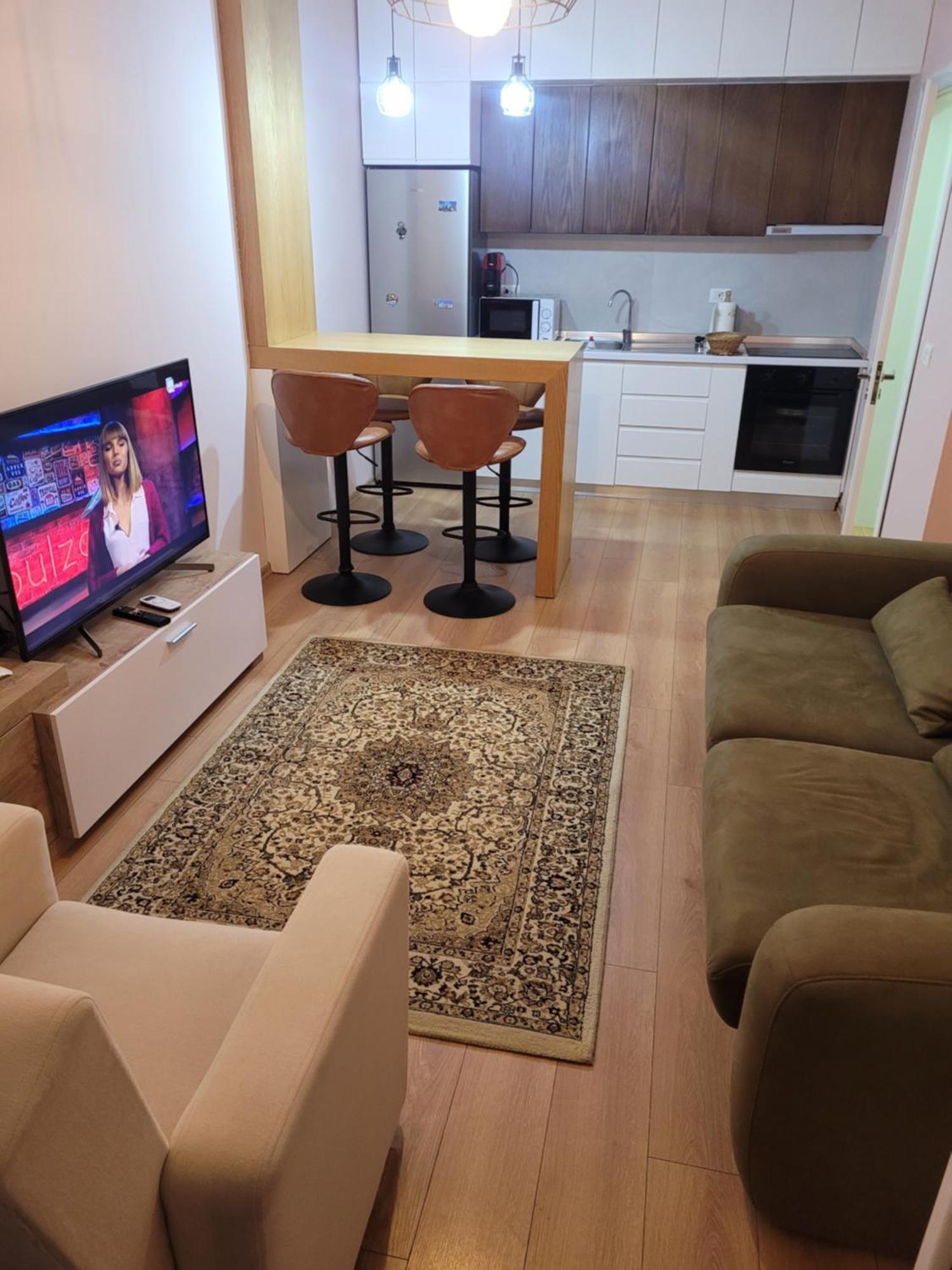 Beach View Apartment, Golem Dıraç Dış mekan fotoğraf